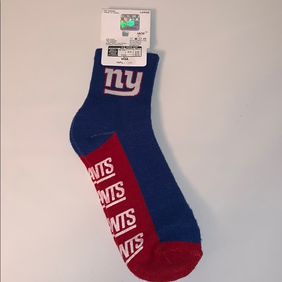 NY Giants Socks - Picture 2 of 4